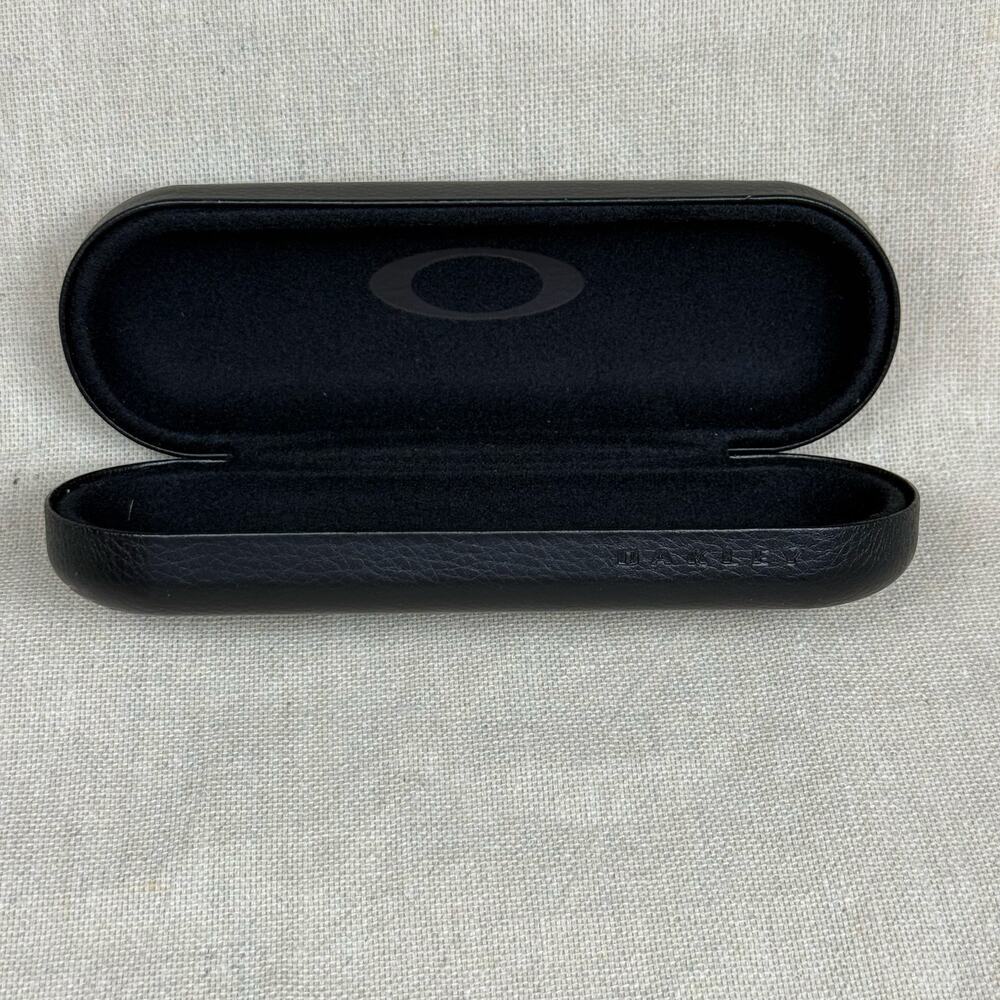 Oakley Hard Shell Eyeglasses Case Black Faux Leather Sunglass Case - Picture 3 of 10